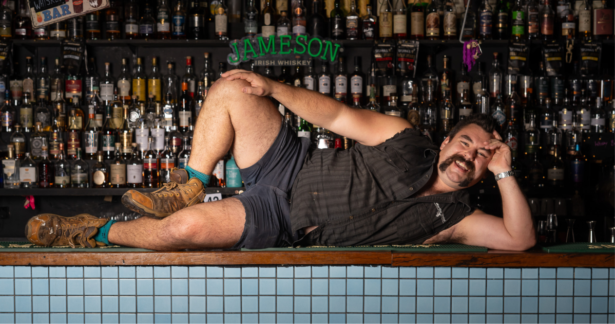 Luke Symons, owner of The Howlin Wolf Bar